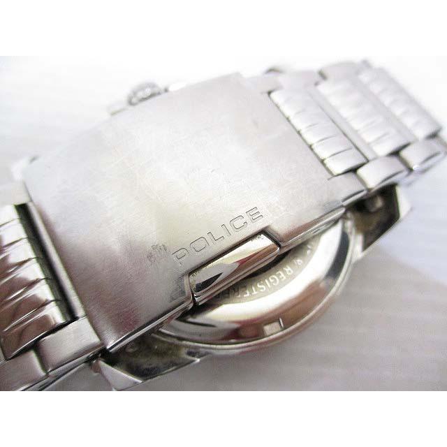 中古 ポリス POLICE 12221J 腕時計 クォーツ クオーツ ウォッチ
