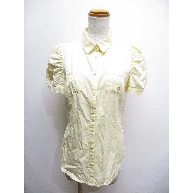 中古 バーバリーブルーレーベル BURBERRY BLUE LABEL 半袖 シャツ