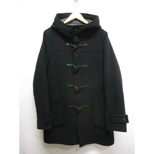 ビームスハート Beams Heart ダッフル コート M 黒 ブラック ウール混 ミディアム丈 裏地付き メンズ 065 ブランド古着販売のベクトル 通販 Yahoo ショッピング