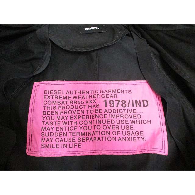 DIESEL（ディーゼル） 美品 G-ACIR-B OVERCOAT トレンチ コート XS 黒