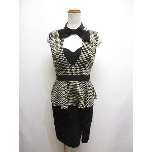 ジュエルズ JEWELS キャバドレス ワンピース S 黒 ブラック バストカップ入り レディース 065202306220311