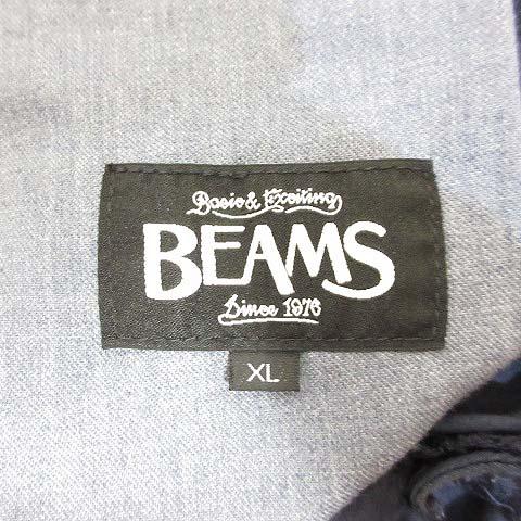 ビームス BEAMS ショート パンツ ショーツ XL ネイビー コットン ジッパーフライ メンズ｜vectorpremium｜03