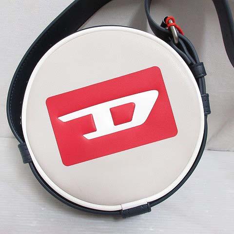 未使用品 ディーゼル DIESEL クロスボディ ショルダー バッグ Dロゴ  