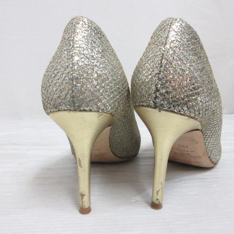 新品⭐︎ジミーチュウ　パンプス　34 1/2 22cm ラメ　グリッター ジミーチュウサイズ表記「35 1/2」22.5センチラメグリッターパンプス