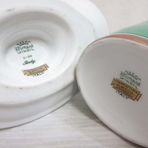 リチャードジノリ Richard Ginori インペログリーン 5種7点 リチャードジノリ Richard Ginori インペログリーン 5種7点