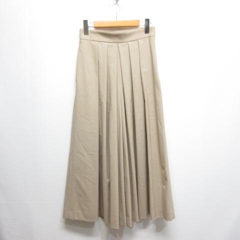 トゥモローランド TOMORROWLAND 美品 タック ガウチョ パンツ 34  