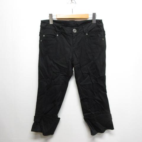 プライドインターナショナルデザイン PRIDE クロップド パンツ 42 黒 