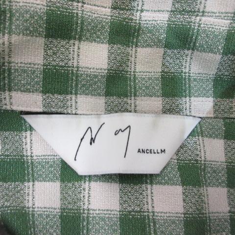 アンセルム ANCELLM 2025SS C/R CHECK OVER SHIRT チェック柄