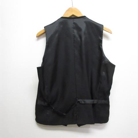 ハルヤマ　リスペクトネロ セットアップ　3ピース　濃紺　ウール混　ベスト リスペクトネロ スリーピース セットアップ スーツ ベスト