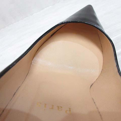 クリスチャンルブタン KATE 85 PATENT ケイト パンプス パテント レザー 36 23cm ブラック 3191416 ポインテッドトゥ シューズ 靴 ☆AA★_7