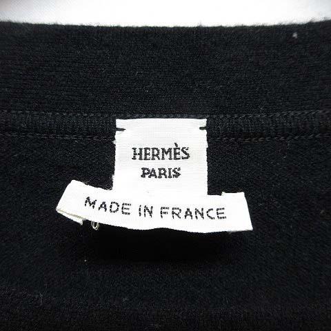 HERMES（エルメス） ツイルレーヌ ニット セーター シルク 切替え 長袖 
