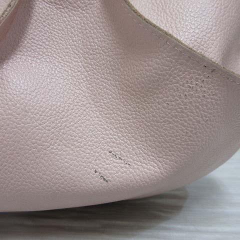 【中古】ヨーガンレール JURGEN LEHL レザー ハンド トート バッグ 薄ピンク 裏地付き レディース ヨーガンレール JURGEN LEHL レザー ハンド トート バッグ 薄ピンク