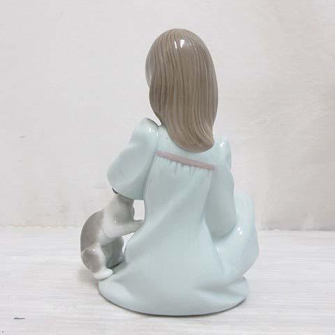 LLADRO リヤドロ　ナオ　猫　女の子　ヴィンテージ　陶器　置物　インテリア リヤドロ 召し上がれ フィギュア 人形 女性 女の子 猫 ネコ LLADRO