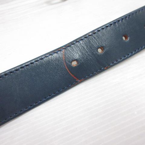 パーリーゲイツ PEARLY GATES ロゴ刺繍 フェイクレザー ベルト