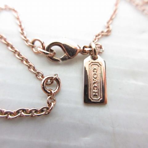 COACH（コーチ） トリプルハート チェーン ネックレス ペンダント