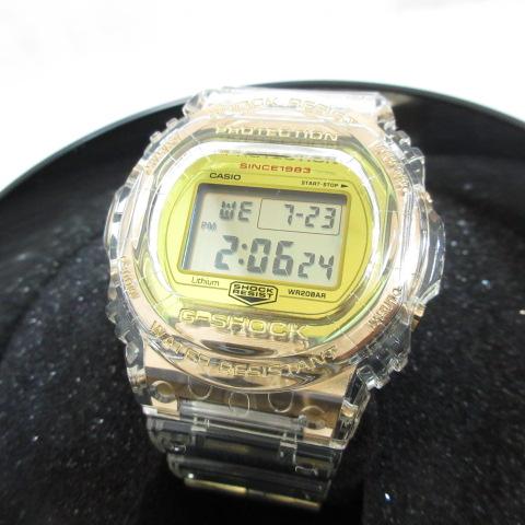 【中古】カシオ G-SHOCK 35周年 スケルトン DW-5735E-7JR G-SHOCK 未使用品 カシオジーショック CASIO DW-5735E-7JR 35周年記念