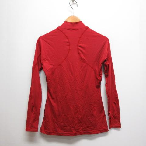 ミズノ MIZUNO スポーツウェア 長袖 ハイネック アンダーシャツ S 赤