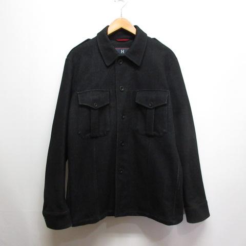 TOMMY HILFIGER（トミー・ヒルフィガー） ウール混 ミリタリー シャツ 