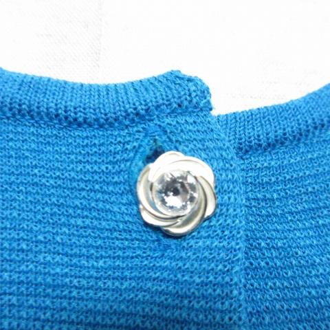 エムズグレイシー M'S GRACY 長袖 クロップド ニット カーディガン 40