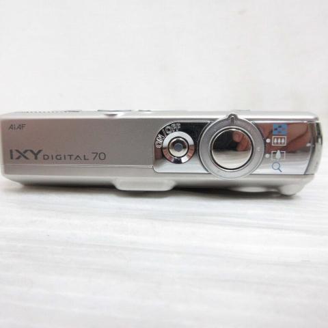 キャノン Canon IXT DIGITAL 70 イクシー シルバー色 コンパクト