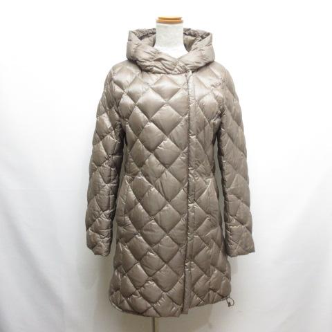 23区（ニジュウサンク） オンワード樫山 美品 フーデッド キルティング 