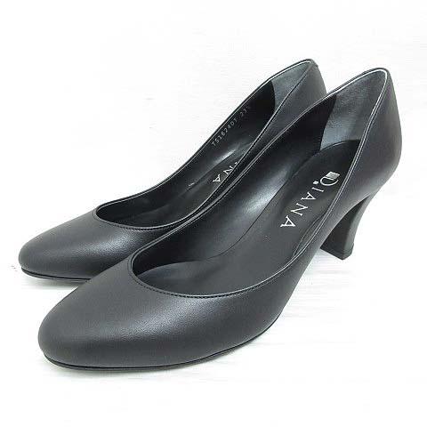 DIANA（ダイアナ） 未使用品 パンプス スムース レザー シューズ 23.5