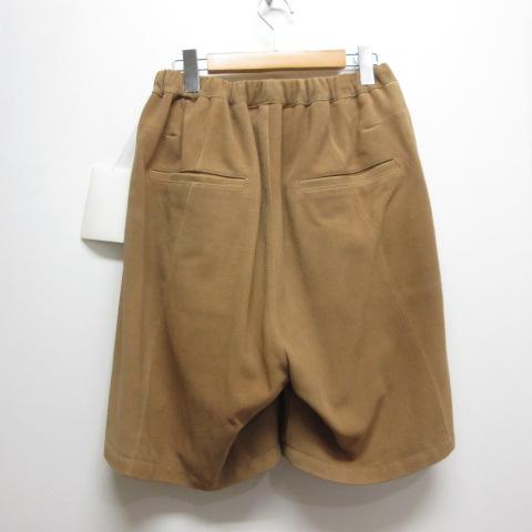 ANCELLM SUEDE TUCK WIDE SHORTS 2