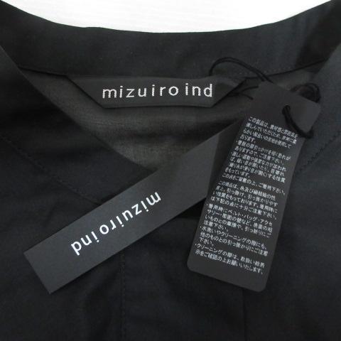 未使用品 ミズイロインド mizuiro ind 25SS シアー ワイド ワンピース  