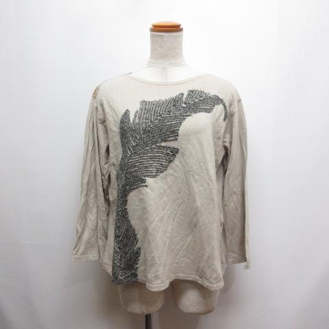 ヨーガンレール JURGEN LEHL 長袖 Tシャツ カットソー M ベージュ