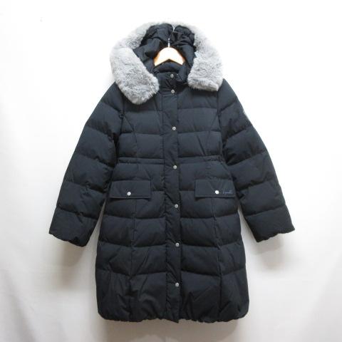 未使用品 ポンポネット pomponette ロング ダウン コート L/160 