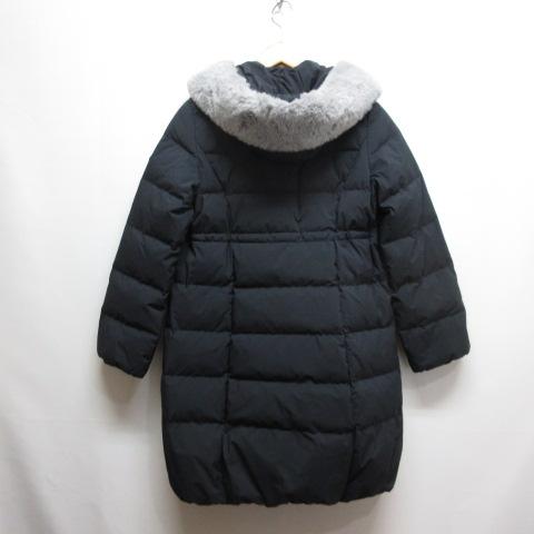 未使用品 ポンポネット pomponette ロング ダウン コート L/160 
