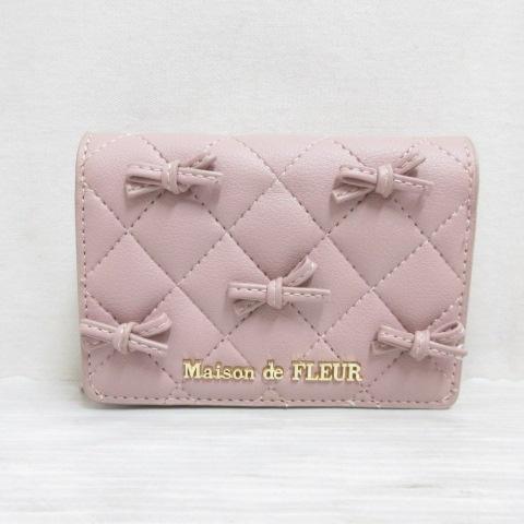 未使用品 メゾンドフルール Maison de FLEUR キルティング リボン
