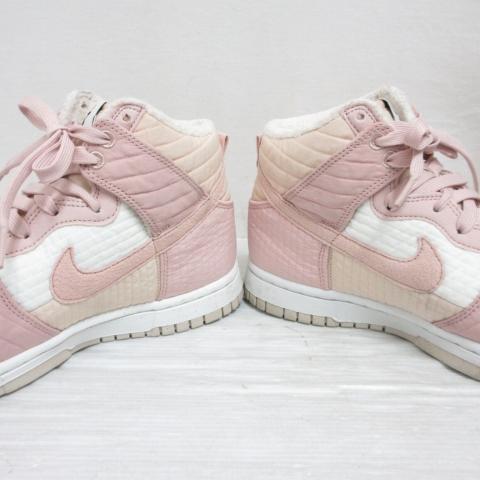【中古】ナイキ NIKE DN9909-200 W DUNK HIGH LX NEXT NATURE ダンク ハイカット スニーカー シューズ 24cm ピンク 靴 NIKE（ナイキ） NIKE DN9909-200 W DUNK HIGH LX NEXT NATURE ダンク