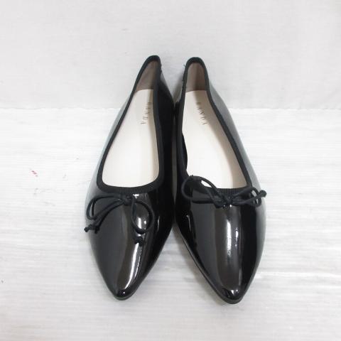 未使用品 ランダ RANDA バレエ シューズ フラット パンプス リボン