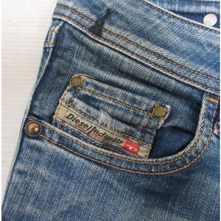 【希少イタリア製】ディーゼル ブーツカット デニム w34 紫ステッチ Y2K DIESEL（ディーゼル） DIESEL VIXTA ブーツカット デニム パンツ