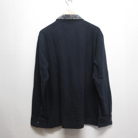ジョセフアブード JOSEPH ABBOUD 長袖 ポロシャツ カットソー 2L 濃紺 