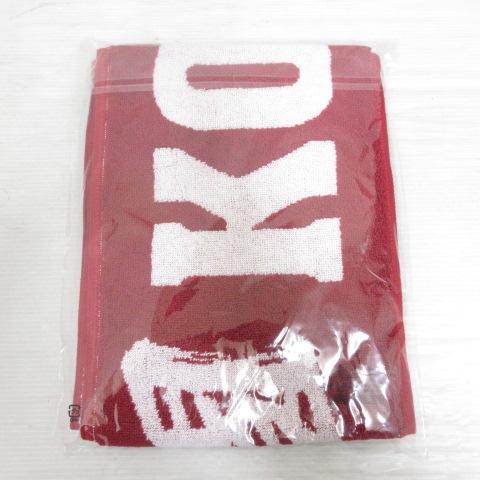 未使用品 未開封 甲子園 カラー マフラー タオル 赤 レッド 高校野球