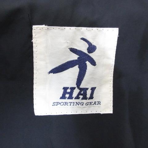 ハイ HAI SPORTING GEAR ベロア ジャケット M 黒 ブラック ショート丈