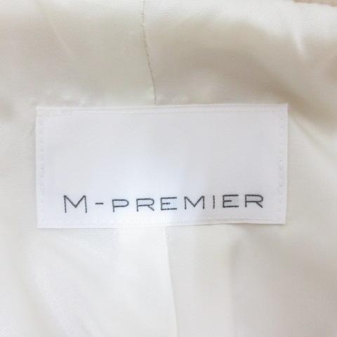 エムプルミエ M-Premier Super100's ウール フーディ コート