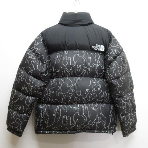 希少✨ VALENTINO ダウンジャケット 総柄 ロゴ ブラック ヌプシ系 THE NORTH FACE（ザ ノースフェイス） 未使用品 ノベルティ ヌプシ