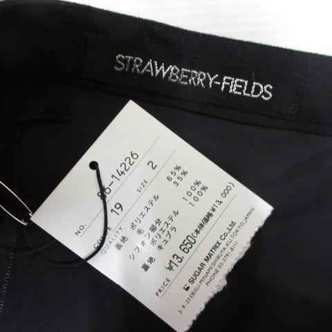 未使用品 ストロベリーフィールズ STRAWBERRY-FIELDS タック フレア