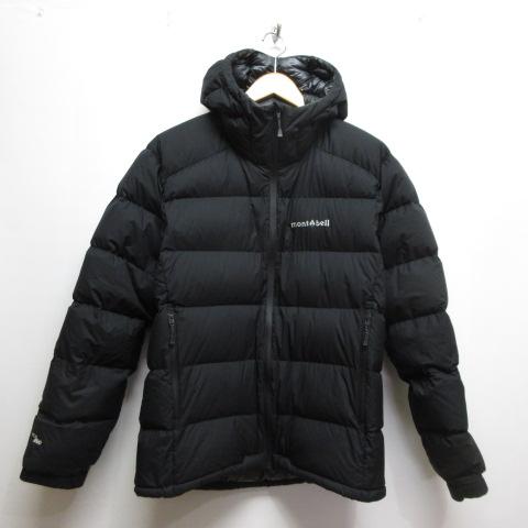 モンベル Montbell 美品 パーマフロスト ライトダウン パーカ M 黒