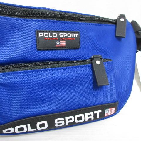 POLO SPORT ネイビー ボディバッグ ナイロン　ウエストポーチ 未使用品 ポロスポーツ POLO SPORT ウエスト ポーチ ボディ バッグ