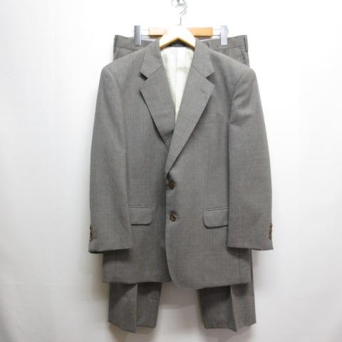 高島屋　エレフィット　グレー ストライプ ビジネススーツ　XLサイズ 110011803104533.05.-_1.jpg