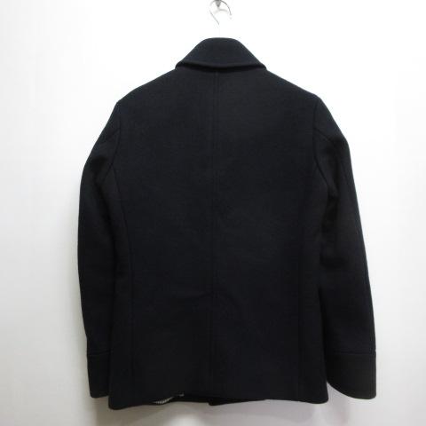 エディフィス☆フーデッドコート☆ウール☆ネイビー☆紺☆防寒☆美品