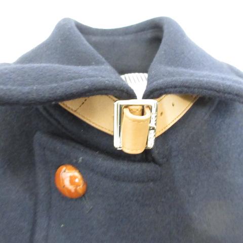 日本製 名作 クルミ釦】EDIFICE メルトン ウール ショールカラー