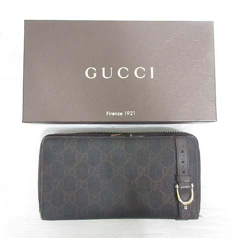 GUCCI（グッチ） GUCCI 309757 長財布 GG柄 PVC ラウンドファスナー