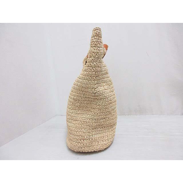 ヘレンカミンスキー HELEN KAMINSKI 極美品 ラフィア トート バッグ