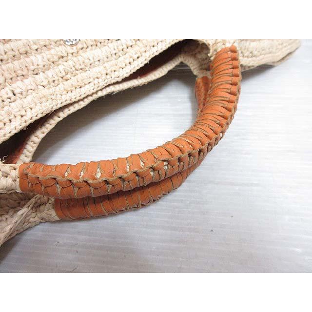 ヘレンカミンスキー HELEN KAMINSKI 極美品 ラフィア トート バッグ
