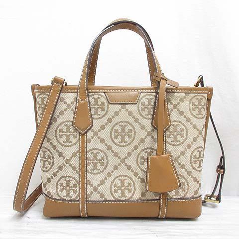 TORY BURCH（トリーバーチ） ペリー Tモノグラム スモール トート 